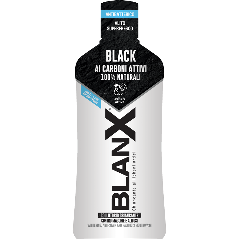 Blanx Black Collutorio Sbiancante contro macchie e alitosi - 500 ml